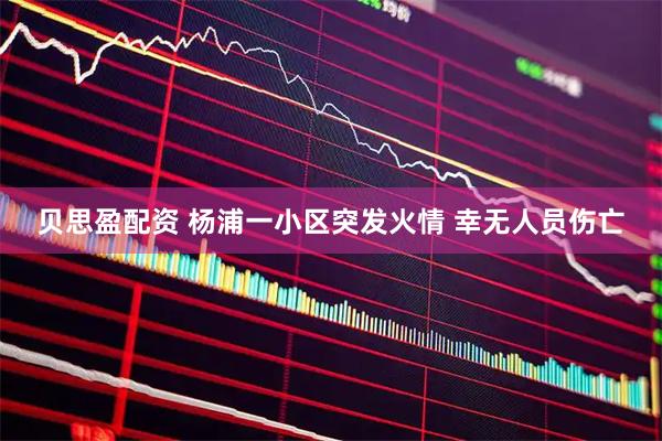 贝思盈配资 杨浦一小区突发火情 幸无人员伤亡